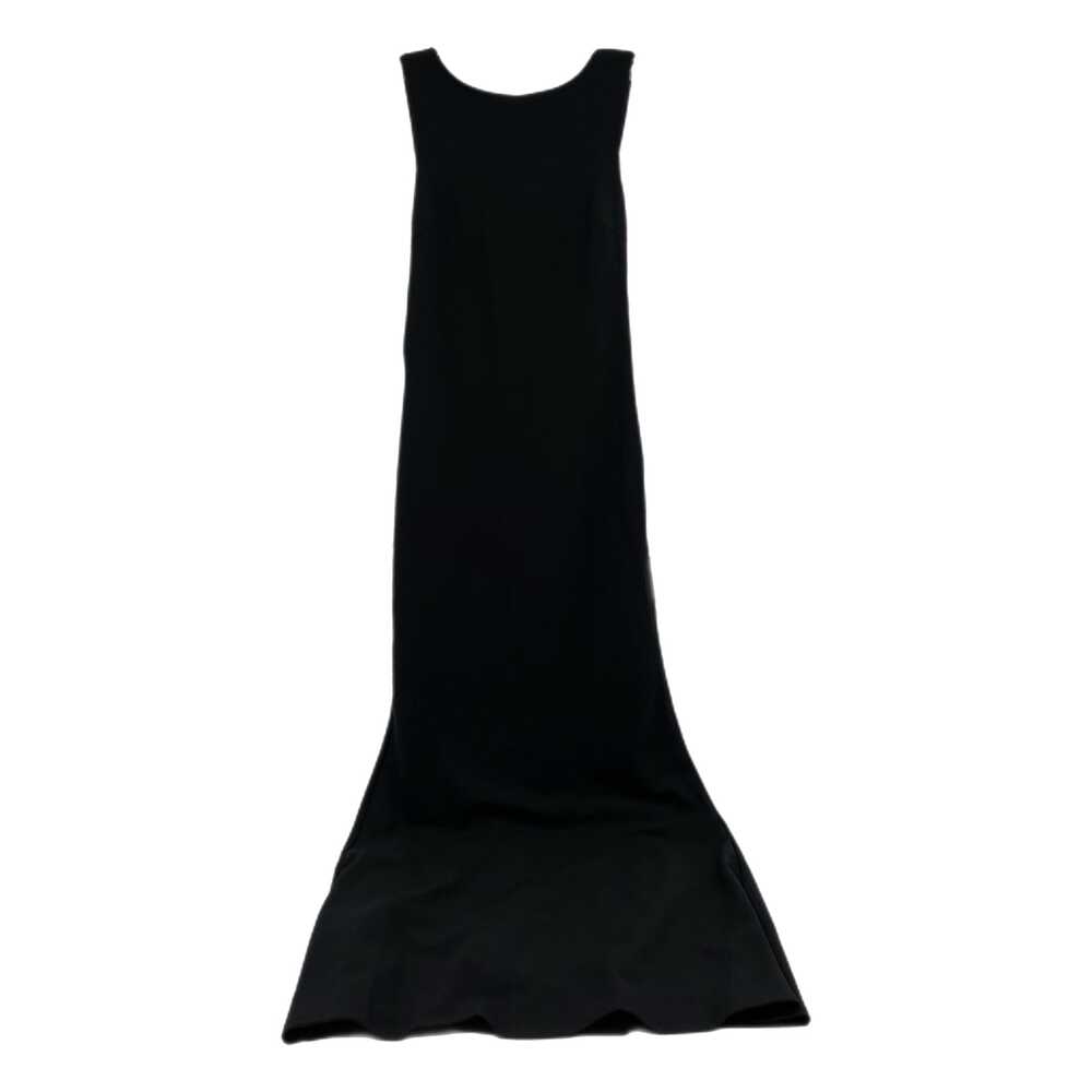 Lulu's Black Maxi Dress Sleeveless Twist Back Zip Round Neck | Womens M